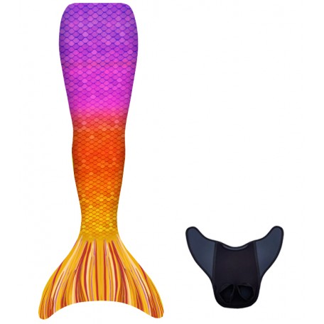 Conjunto Kuaki Sirena IBIZA 2PCS (Cola de sirena + Monoaleta)