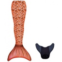 Conjunto Kuaki Sirena NARANJA 2PCS (Cola de sirena + Monoaleta)